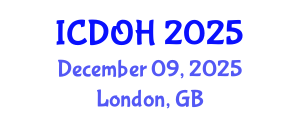 International Conference on Dental and Oral Health (ICDOH) December 09, 2025 - London, United Kingdom