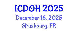International Conference on Dental and Oral Health (ICDOH) December 16, 2025 - Strasbourg, France