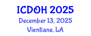 International Conference on Dental and Oral Health (ICDOH) December 13, 2025 - Vientiane, Laos
