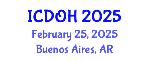 International Conference on Dental and Oral Health (ICDOH) February 25, 2025 - Buenos Aires, Argentina