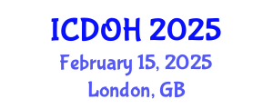International Conference on Dental and Oral Health (ICDOH) February 15, 2025 - London, United Kingdom