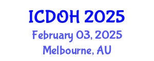 International Conference on Dental and Oral Health (ICDOH) February 03, 2025 - Melbourne, Australia