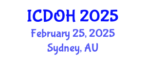 International Conference on Dental and Oral Health (ICDOH) February 25, 2025 - Sydney, Australia