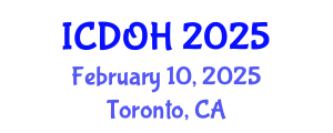 International Conference on Dental and Oral Health (ICDOH) February 10, 2025 - Toronto, Canada