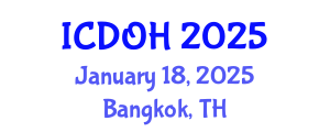 International Conference on Dental and Oral Health (ICDOH) January 18, 2025 - Bangkok, Thailand