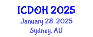 International Conference on Dental and Oral Health (ICDOH) January 28, 2025 - Sydney, Australia