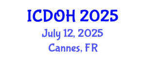 International Conference on Dental and Oral Health (ICDOH) July 12, 2025 - Cannes, France