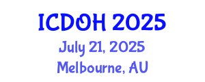 International Conference on Dental and Oral Health (ICDOH) July 21, 2025 - Melbourne, Australia