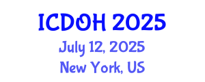 International Conference on Dental and Oral Health (ICDOH) July 12, 2025 - New York, United States