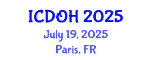 International Conference on Dental and Oral Health (ICDOH) July 19, 2025 - Paris, France