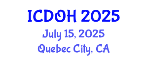 International Conference on Dental and Oral Health (ICDOH) July 15, 2025 - Quebec City, Canada