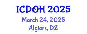 International Conference on Dental and Oral Health (ICDOH) March 24, 2025 - Algiers, Algeria