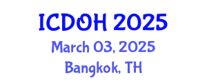 International Conference on Dental and Oral Health (ICDOH) March 03, 2025 - Bangkok, Thailand