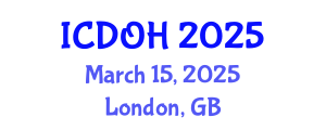 International Conference on Dental and Oral Health (ICDOH) March 15, 2025 - London, United Kingdom