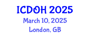 International Conference on Dental and Oral Health (ICDOH) March 10, 2025 - London, United Kingdom