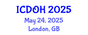 International Conference on Dental and Oral Health (ICDOH) May 24, 2025 - London, United Kingdom