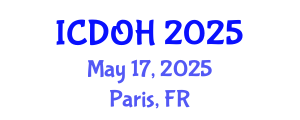 International Conference on Dental and Oral Health (ICDOH) May 17, 2025 - Paris, France