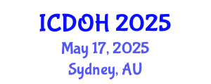 International Conference on Dental and Oral Health (ICDOH) May 17, 2025 - Sydney, Australia