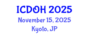 International Conference on Dental and Oral Health (ICDOH) November 15, 2025 - Kyoto, Japan