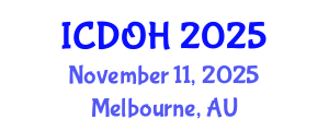 International Conference on Dental and Oral Health (ICDOH) November 11, 2025 - Melbourne, Australia