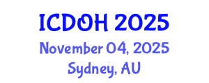 International Conference on Dental and Oral Health (ICDOH) November 04, 2025 - Sydney, Australia
