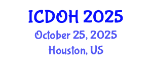 International Conference on Dental and Oral Health (ICDOH) October 25, 2025 - Houston, United States
