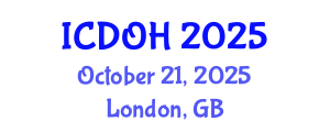 International Conference on Dental and Oral Health (ICDOH) October 21, 2025 - London, United Kingdom