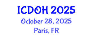 International Conference on Dental and Oral Health (ICDOH) October 28, 2025 - Paris, France