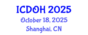 International Conference on Dental and Oral Health (ICDOH) October 18, 2025 - Shanghai, China