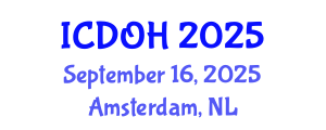 International Conference on Dental and Oral Health (ICDOH) September 16, 2025 - Amsterdam, Netherlands