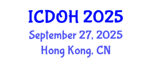 International Conference on Dental and Oral Health (ICDOH) September 27, 2025 - Hong Kong, China