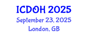 International Conference on Dental and Oral Health (ICDOH) September 23, 2025 - London, United Kingdom