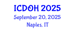 International Conference on Dental and Oral Health (ICDOH) September 20, 2025 - Naples, Italy