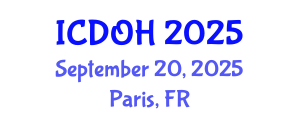 International Conference on Dental and Oral Health (ICDOH) September 20, 2025 - Paris, France