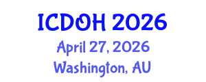 International Conference on Dental and Oral Health (ICDOH) April 27, 2026 - Washington, Australia International Conference on Dental and Oral Health (ICDOH) April 27, 2026 - Washington, Australia