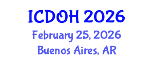 International Conference on Dental and Oral Health (ICDOH) February 25, 2026 - Buenos Aires, Argentina