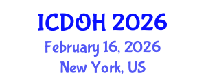International Conference on Dental and Oral Health (ICDOH) February 16, 2026 - New York, United States