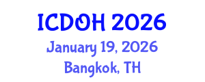 International Conference on Dental and Oral Health (ICDOH) January 19, 2026 - Bangkok, Thailand International Conference on Dental and Oral Health (ICDOH) January 19, 2026 - Bangkok, Thailand