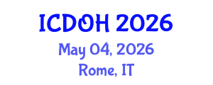 International Conference on Dental and Oral Health (ICDOH) May 04, 2026 - Rome, Italy International Conference on Dental and Oral Health (ICDOH) May 04, 2026 - Rome, Italy