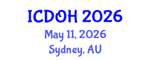 International Conference on Dental and Oral Health (ICDOH) May 11, 2026 - Sydney, Australia International Conference on Dental and Oral Health (ICDOH) May 11, 2026 - Sydney, Australia
