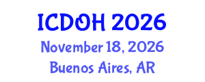 International Conference on Dental and Oral Health (ICDOH) November 18, 2026 - Buenos Aires, Argentina