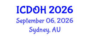 International Conference on Dental and Oral Health (ICDOH) September 06, 2026 - Sydney, Australia International Conference on Dental and Oral Health (ICDOH) September 06, 2026 - Sydney, Australia