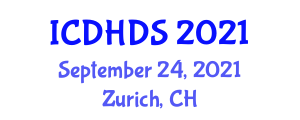 International Conference on Dental Health and Dental Science (ICDHDS) September 24, 2021 - Zurich, Switzerland