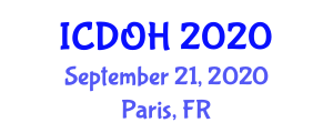 International Conference on Dentistry and Oral Health (ICDOH) September 21, 2020 - Paris, France