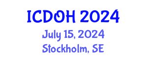 International Conference on Dentistry and Oral Health (ICDOH) July 15, 2024 - Stockholm, Sweden