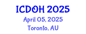 International Conference on Dentistry and Oral Health (ICDOH) April 05, 2025 - Toronto, Australia