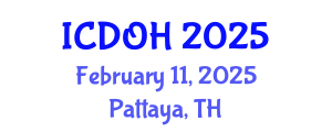 International Conference on Dentistry and Oral Health (ICDOH) February 11, 2025 - Pattaya, Thailand