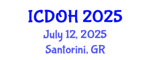 International Conference on Dentistry and Oral Health (ICDOH) July 12, 2025 - Santorini, Greece