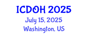 International Conference on Dentistry and Oral Health (ICDOH) July 15, 2025 - Washington, United States