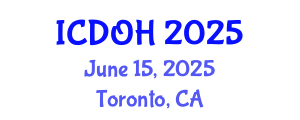 International Conference on Dentistry and Oral Health (ICDOH) June 15, 2025 - Toronto, Canada